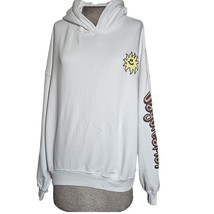 White Daydreamer Oversized Graphic Hoodie Size XS - £35.19 GBP