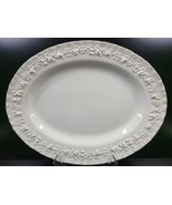 Wedgwood Cream Color On Cream Color Shell Edge 16&quot; Oval Serving Platter ... - £69.80 GBP