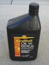 AeroShell Oil W100 PLUS SAE 50 Ashless Dispersant Aircraft Engine Oil - £7.01 GBP