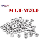 Hexagon Hex Nuts M1 M1.2 M1.4 M1.6 M2 M2.5 M3 M3.5 M4 M5 M6 M8 M10 M12 M... - $5.60+