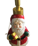 Spode Santa Claus Light Up Ceramic Soap Lotion Pump Dispenser Christmas ... - $41.04