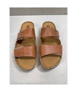 Pikolinos Women&#39;s Leather Adjustable Strap Slip On Sandals Brown Size 41 - $56.27 CAD