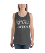 My Kid Throws Baseballs I Throw F-Bombs Unisex Tank Top. Funny Baseball ... - $24.70+