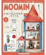 Weekly Magazine Make a Moomin House vol.2 Japan w/ a Parts &amp; Figure B074... - $57.56