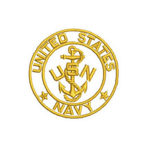 US NAVY EMBROIDERED Polo Shirt MILITARY PATRIOTIC VETERAN ARMY Embroidery - $664.31 MXN