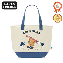 [Kakao Friends] Let&#39;s Surf Choonsik Eco Bag Korean Characters Shoulder Bag - £46.64 GBP