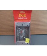 GRAY Weatherproof Electrical Outdoor Outlet Box 3/4&quot; holes - $4.95