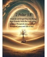 Throw Blanket – 2 Peter 3:8 Bible Verse – Christian Home Décor - $46.33 CAD+