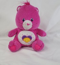 Care Bears Shine Bright Bear Plush Pink 7&quot; 2005 Stuffed Animal Toy Good ... - $11.94