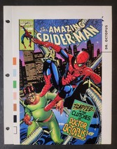 The Amazing SPIDER-MAN 1992 Doc Octopus Character Design And Printers Proof Rare - $28.88