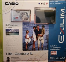 Casio EXILIM EX-S6 12.1 MP Digital Camera - Silver - £77.21 GBP
