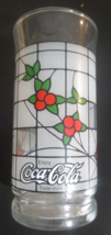 Enjoy Coca-Cola Holiday Holly Glass 16 oz - £2.90 GBP