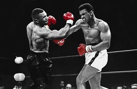 Mike Tyson vs Muhammad Ali Fight Poster | Framed Art | Boxing | NEW | USA | #1 - £15.97 GBP