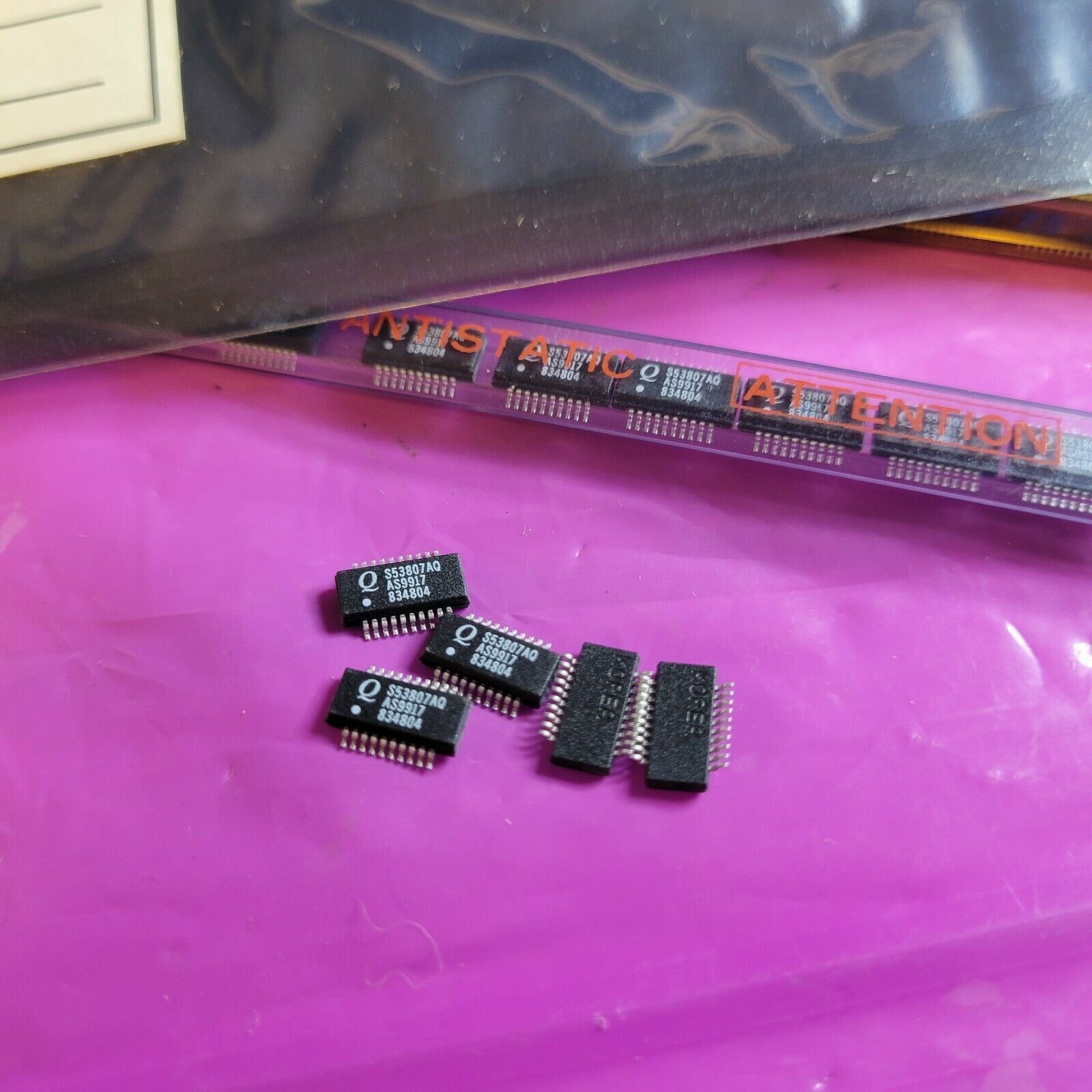 (5PCS) QS53807AQ QUALITY SEMI NEW OEM USA STOCK RARE   NEW $9 - $8.77