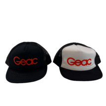 Geac Computing Mesh Back Snapback Hat Lot Athletic Headwear One Size Adj... - $29.02