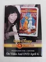 Vintage Walt Disney&#39;s Gold Collection The Aristocats  Movie Promo Button Pin - £6.47 GBP