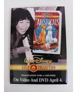 Vintage Walt Disney&#39;s Gold Collection The Aristocats  Movie Promo Button... - £6.45 GBP