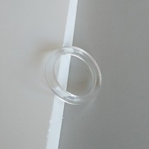 New Vintage Transparent Colorful Acrylic Resin Ring Set Korea Fashion Geometric  - £8.62 GBP