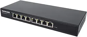 Intellinet 8-Port Gigabit Ethernet PoE+ Switch with PoE Passthrough - 85... - $214.99