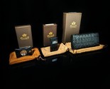 Brizard Genuine Black Caiman  Cigar Case, Cutter and Lighter Combo NIB - $850.00
