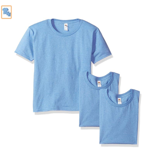 Primary image for Fruit of the Loom Big Boys’ Soft Youth T-Shirt, 3-Pack