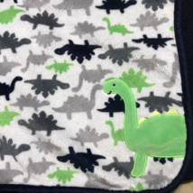 Carter's Baby Blanket Dinosaur Child of Mine Blue Sherpa Brontosaurus - $49.99