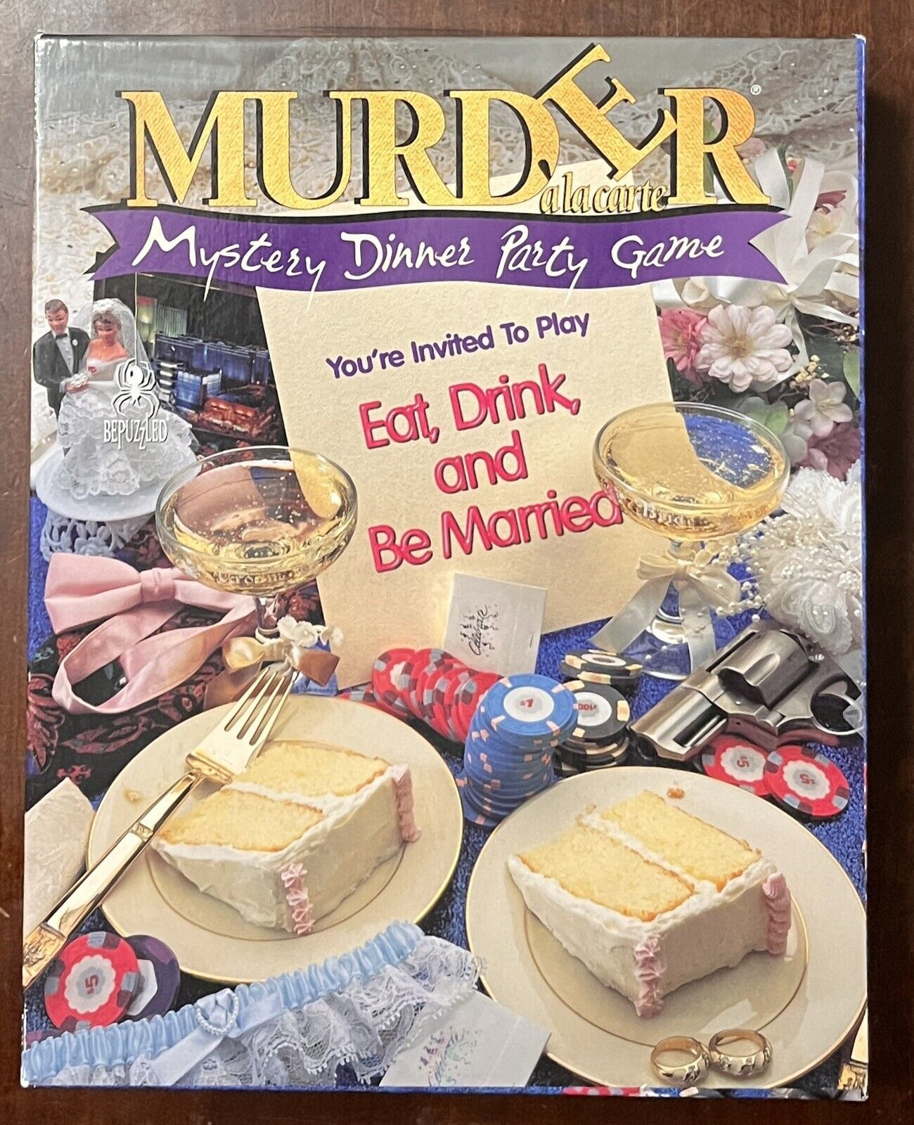 Primary image for Vtg Murder A La Carte Mystery Party Game Eat Drink and Be Married Complete