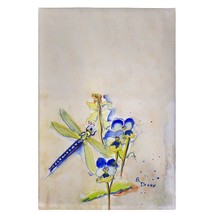 Betsy Drake Blue Dragonfly Guest Towel - £27.68 GBP
