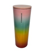 Starbucks Rainbow Pride Stainless Steel 24oz Tumbler 2019 Summer Collect... - $21.77