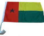 AES (2 Pack) Guinea Bissau Country Car Window Vehicle 12x18 12&quot;x18&quot; Flag... - $9.88
