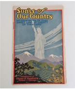 Songs of Our Country Chase and Sanborn Coffee Song Book Circa 1930 Rare ... - $467.85 MXN