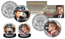 JOHN F. KENNEDY 100th BIRTHDAY 2017 Kennedy Half Dollar 2-Coin U.S. Set ... - $15.85