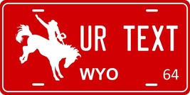 Wyoming 1964 License Plate Personalized Custom Auto Bike Motorcycle Mope... - £8.63 GBP+