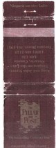 Ontario Matchbook Cover Niagara On The Laske Pillar &amp; Post Inn - £1.47 GBP