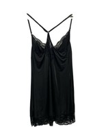 Chemise Gown Sexy Black  NEW Stretch Lace Trim NEW Plus Size SZ 1X - $22.86 CAD