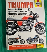 Haynes Service Manual Triumph Bonneville T100 Speedmaster America Thruxt... - $54.13