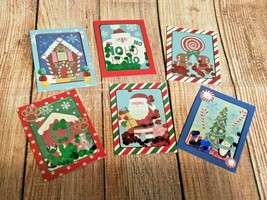 6 gift card holders snow globe confetti New - $5.89