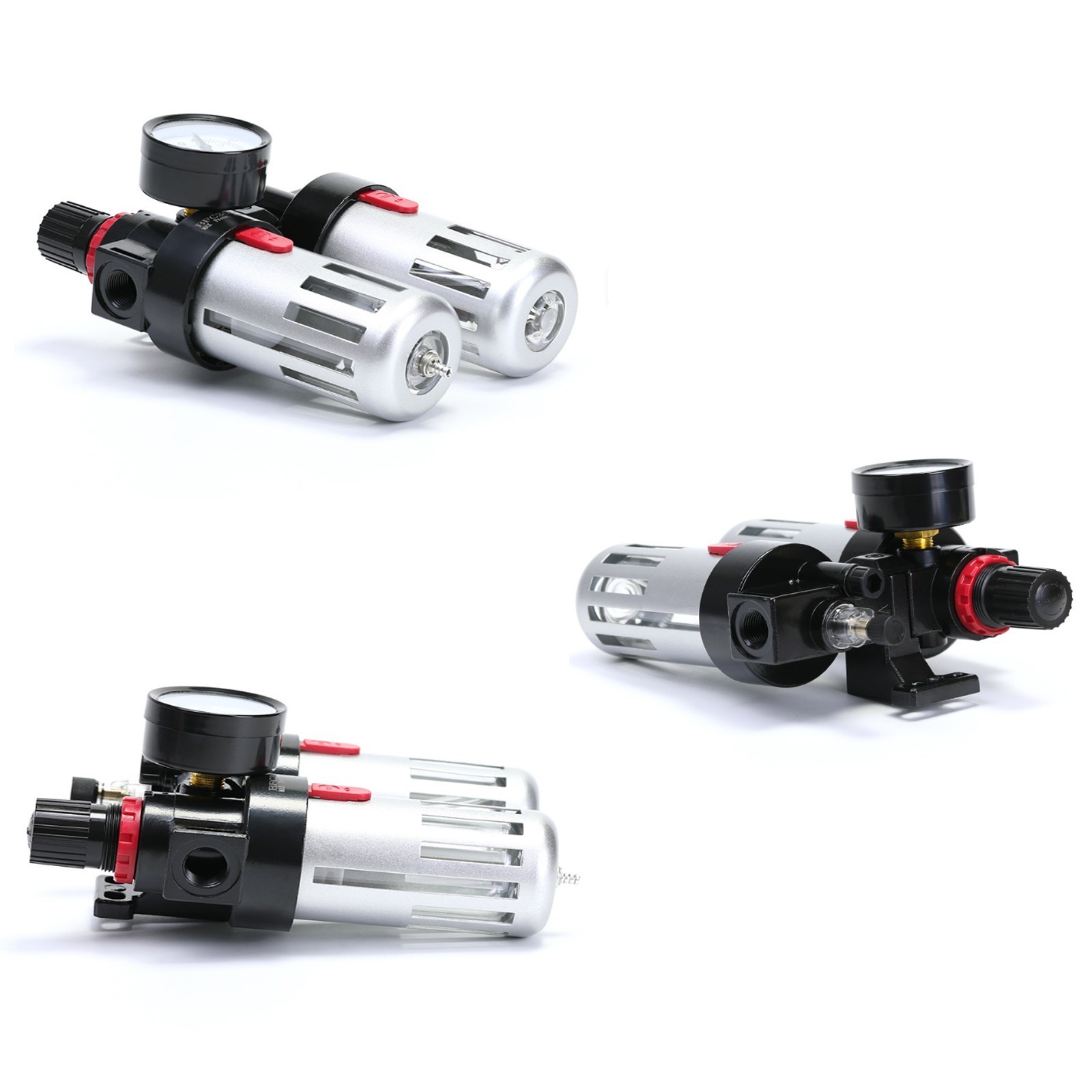 1/2&quot; Pneumatic In-Line Air Control Unit  Regulator Oil Moisture Filter S... - $24.99