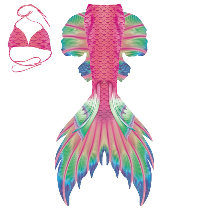 2019 HOT!Adult Big Mermaid Tail Swimsuit Costume Best Swimmable Tail Swimwear