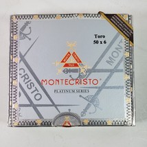 Montecristo Platinum Series Cigar Box 7x7x3&quot; Inch Tobacciana EMPTY Wood - $20.67 CAD