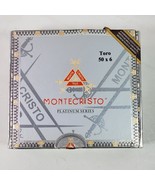Montecristo Platinum Series Cigar Box 7x7x3&quot; Inch Tobacciana EMPTY Wood - $20.79 CAD