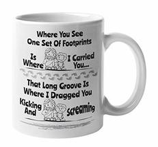 Where You See One Set Of Footprints Is Where I Carried You Funny Footpri... - £15.85 GBP+