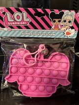 LOL Surprise Pink Popper Fidget Keychain Backpack Clip Sensory Toy NEW S... - $8.99