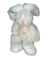 Vintage Russ Berrie Huggums Bunny NEW Old Stock White 4891 - £14.44 GBP