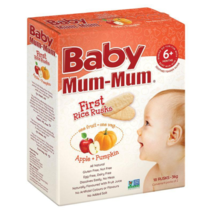 Baby Mum-Mum Rice Rusks Apple &amp; Pumpkin Flavour 36g - £54.46 GBP