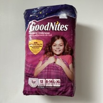 (1) Vintage Goodnites Underwear Pull Ups Huggies Girls Large/XL Pack of 12 - £58.78 GBP