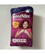 (1) Vintage Goodnites Underwear Pull Ups Huggies Girls Large/XL Pack of 12 - $1,422.53 MXN