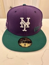 New York Mets Big League Chew 59FIFTY Fitted Hat Cap Ground Grape New Era size8 - $34.65