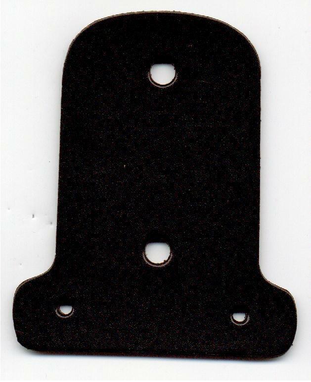 New York City Police-Style-Leather Backer hold Shield &amp; Nameplate only - $4.95