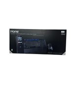 NEW iHome iConnect Media Keyboard &amp; Wireless Laser Mouse Sync w/ iPhone ... - £46.66 GBP